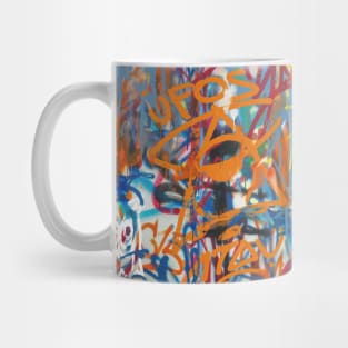 Graffiti Neck Gator All Seeing Eye UFOs Urban Art Mug